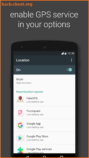 Fake GPS - Location Cheater screenshot