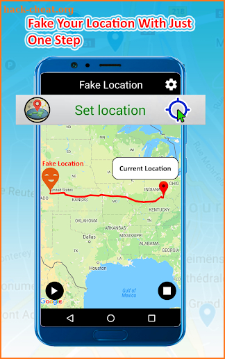 Fake GPS Map Location & Satellite Route Direction screenshot