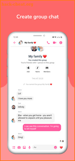 Fake Messenger Conversation - Fake chat screenshot