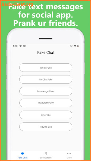 Fake Text Message-Prank text app screenshot