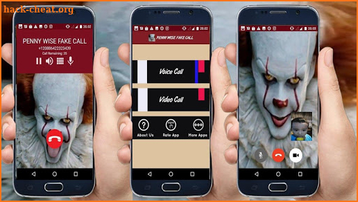 Fake Video Call by Pennywise free screenshot