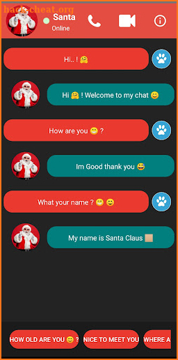 Fake Video Call From Santa screenshot