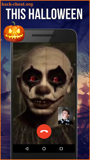 Fake Video Call from Scary Clown screenshot