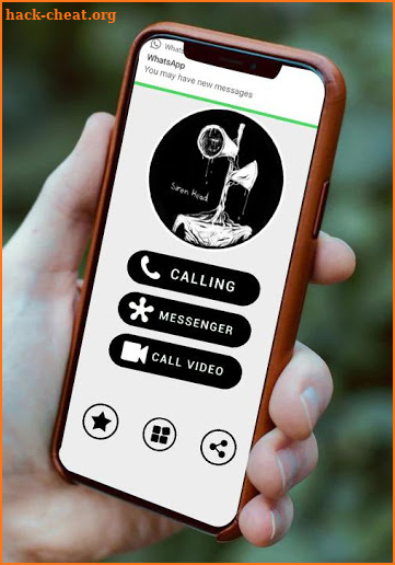 Fake video call Scary Siren Head screenshot