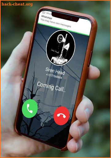 Fake video call Scary Siren Head screenshot
