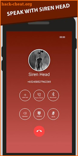 Fake video call Scary Siren Head-prank screenshot