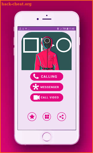 fake video call Squid Game screenshot