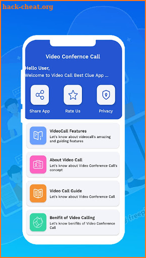 FakeChat-Video Conference Tips screenshot