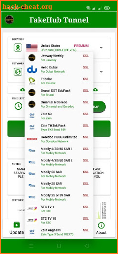 FakeHub Tunnel screenshot