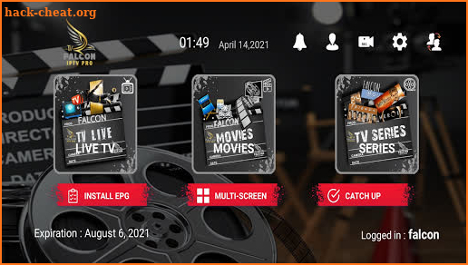 FALCON IPTVPRO screenshot