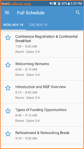 Fall 2019 NSF Grants Conf. screenshot