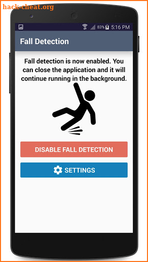 Fall Detection screenshot