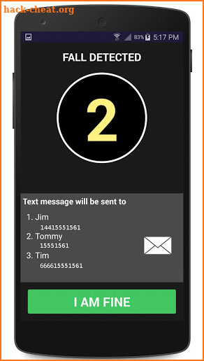 Fall Detection screenshot