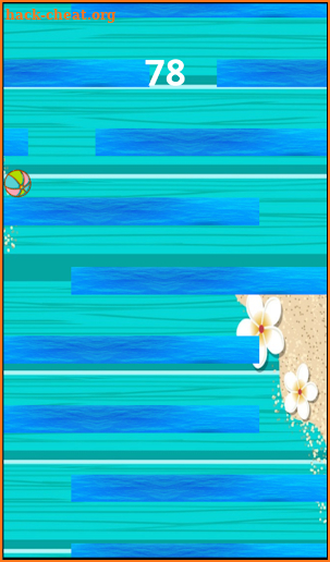 Falling Ball Blue screenshot