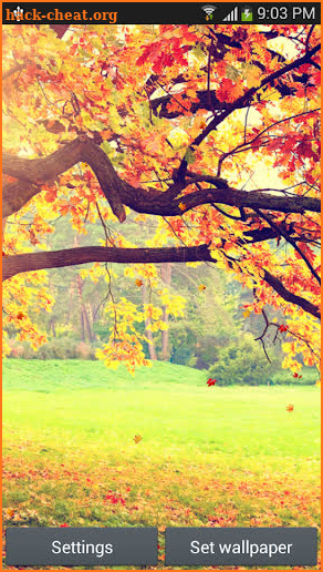 Falling Leaves Wallpaper screenshot