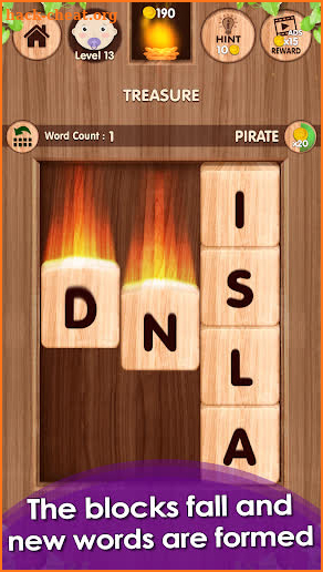 Falling! Word Game - Brain Training Games screenshot