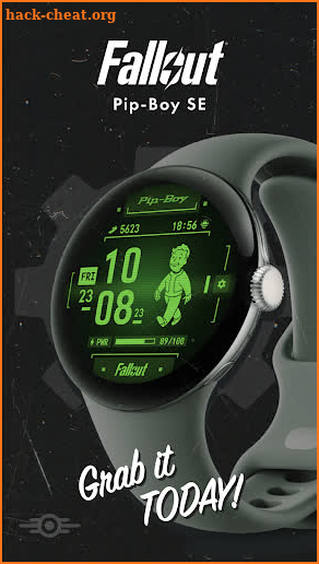 Fallout Pip-Boy SE Watch Face screenshot