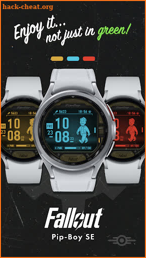 Fallout Pip-Boy SE Watch Face screenshot