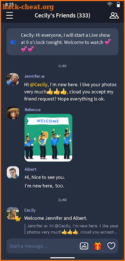 Fambase: Live & Group Chat screenshot