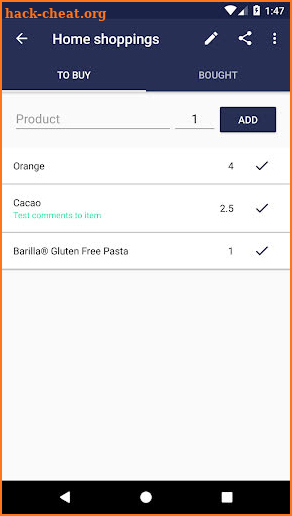 Family Shopping List Manager - No Ads screenshot