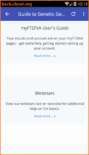 Family tree dna screenshot