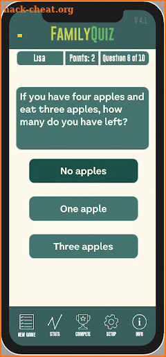 FamilyQuiz screenshot