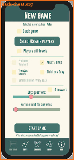 FamilyQuiz screenshot