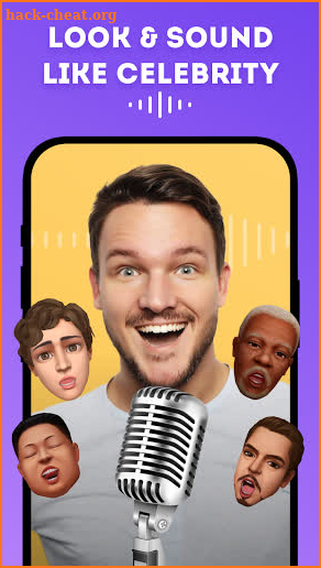 Famous Voice Changer:Voicemod&3D Celebs Facemoji screenshot