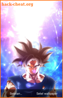 Fanart Ultra Instinct Songoku Live Wallpaper screenshot