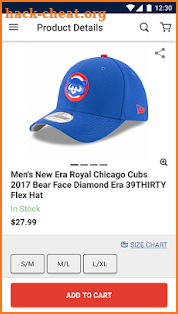 Fanatics MLB screenshot