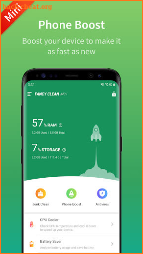 Fancy Cleaner Mini - Cleaner, Booster & Antivirus screenshot