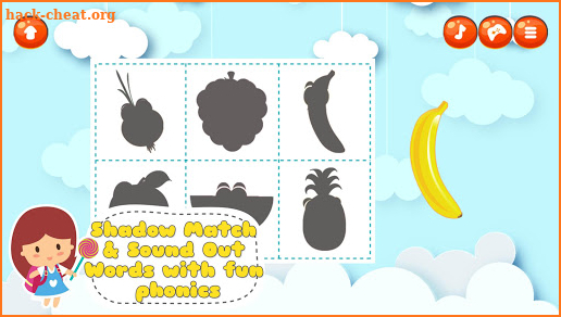 Fancy Fruit Vocabulary Game screenshot