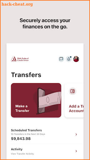 F&A Mobile Banking screenshot