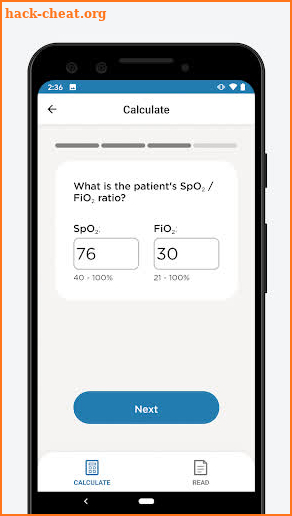 F&P ROX Calculator screenshot