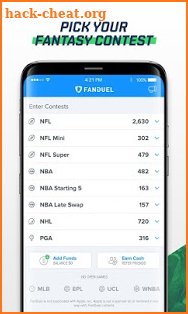 FanDuel: Daily Fantasy Sports screenshot