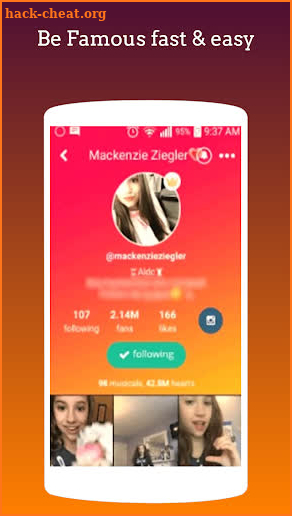 Fans & Follower for Musically-Hashtags for Tik Tok screenshot