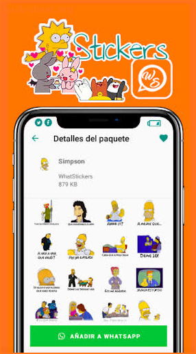 Fansimpson Stickers for WhatsApp screenshot