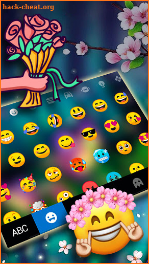 Fantasy Butterfly Keyboard Background screenshot