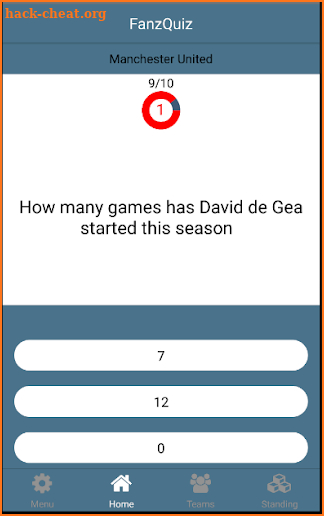 FanzQuiz screenshot