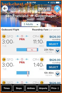 Fareness - Book Flights on the Cheapest Dates screenshot