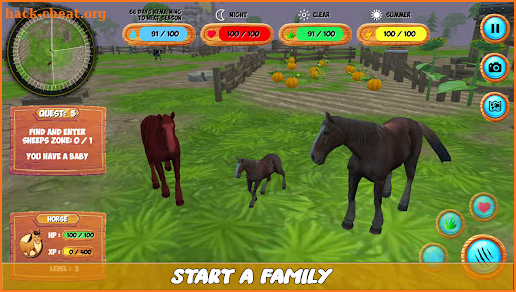 Farm Animals Horse Simulator screenshot