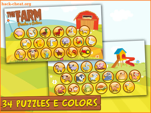 Farm Animals Puzzles Games screenshot