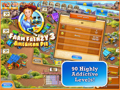 Farm Frenzy 3: American Pie. Funny farming game screenshot