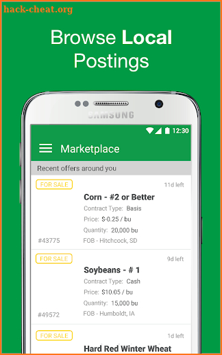 FarmLead - Grain Marketplace screenshot