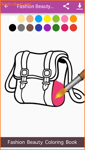 Fashion Beauty Coloring Book screenshot