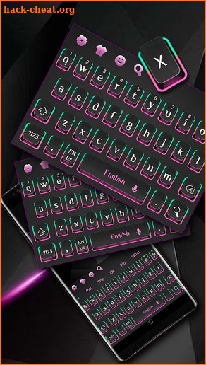 Fashion Black Keyboard screenshot