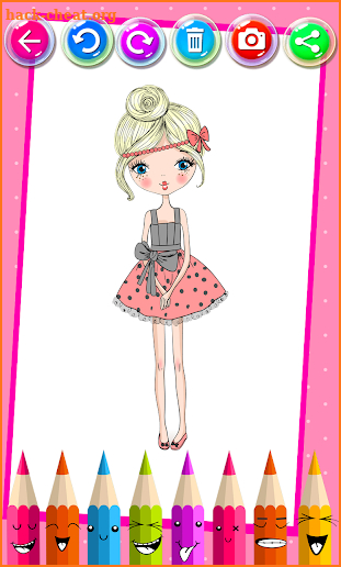 Fashion Coloring Book & Drawing Book For Kids screenshot