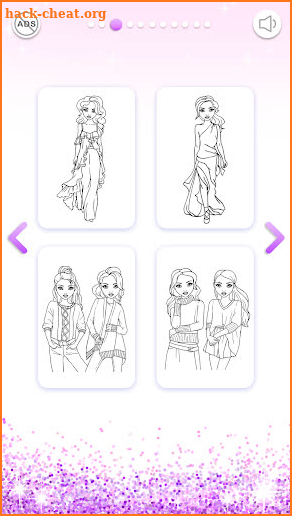 Fashion Coloring Book Glitter screenshot