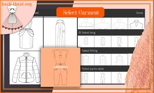 Fashion Design Drawing - Flat Sketch screenshot