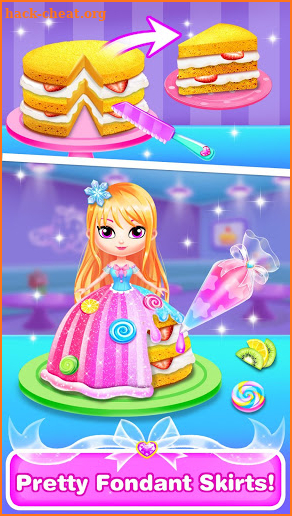 Fashion Doll Cake Maker–Chibi Dolls Dress Up Game screenshot